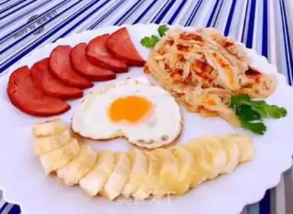 Make Have a nice breakfast with your hands on it step 10