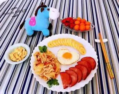 Make Have a nice breakfast with your hands on it step 12
