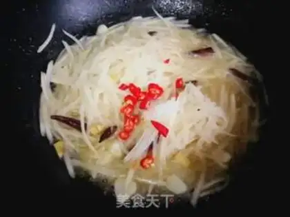 Make Clean up the radish step 8