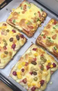 Make Toast pizza step 7