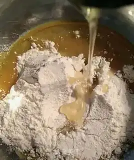 Make Black sesame egg rolls step 1