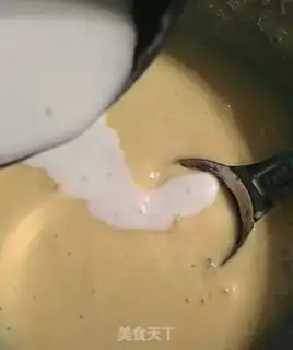Make Black sesame egg rolls step 2