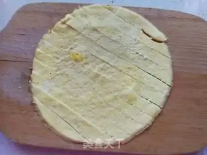Make Pineapple egg bun step 5