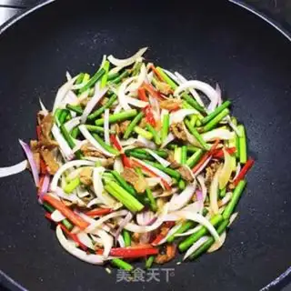 Make Garlic onion fried meat step 5