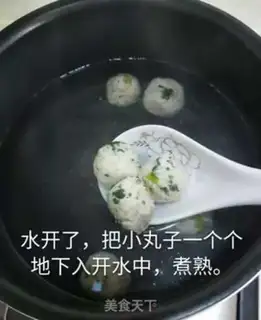 Make Potato chicken meatball soup step 6
