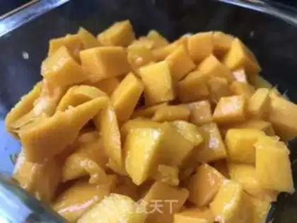 Make Mango milk pudding step 4