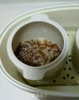 Make Red rice congee step 2