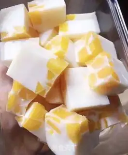 Make Mango milk pudding step 10