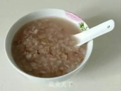 Make Red rice congee step 4