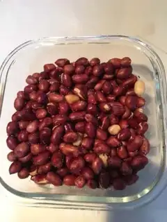 Make Little oiled peanut rice step 5