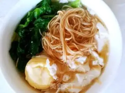 Make The green egg noodles step 4