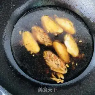 Make Red chicken wings step 7