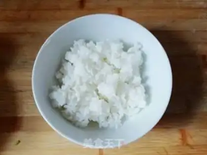 Make Ham and egg fried rice step 0