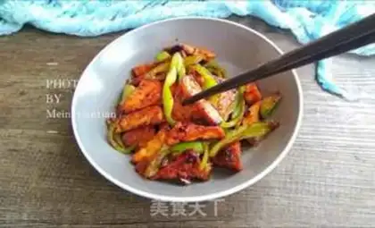 Make Spicy sauce pepper and tofu step 11