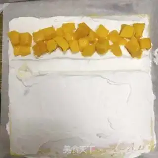 Make Mango cake rolls step 12
