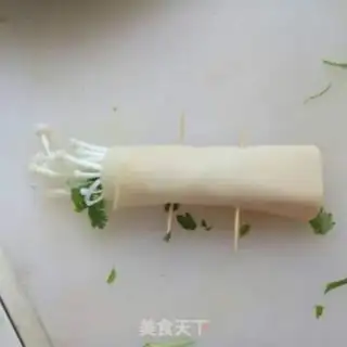 Make Fried tofu, golden mushroom step 2