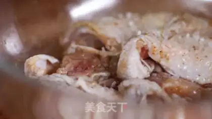 Make Burn chicken legs step 1