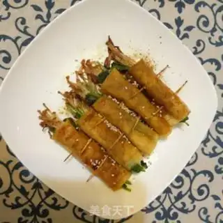 Make Fried tofu, golden mushroom step 8