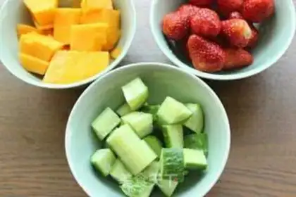 Make Vegetable salad step 1