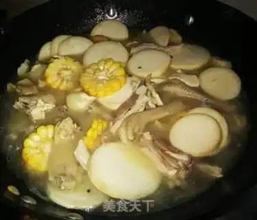 Make Pig belly chicken soup step 3