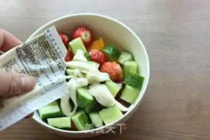 Make Vegetable salad step 3