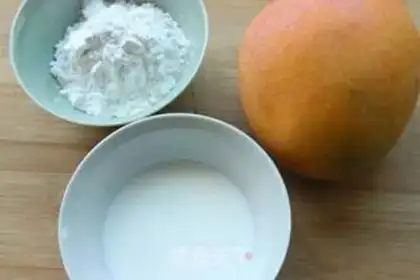 Make Coconut mango rice step 0