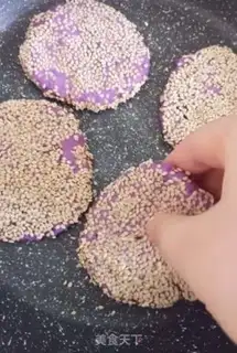 Make Milk sesame potatoes step 7