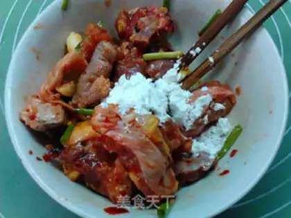 Make Potato chicken step 3