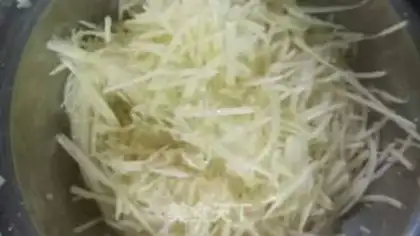 Make Frozen potatoes step 1