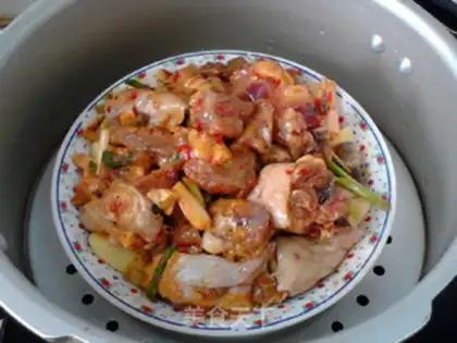 Make Potato chicken step 7