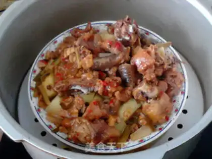 Make Potato chicken step 9