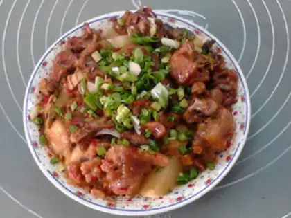 Make Potato chicken step 10