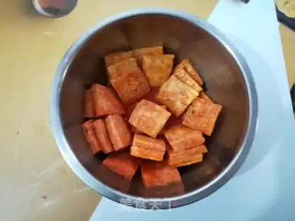 Make You suck at freezing tofu step 6