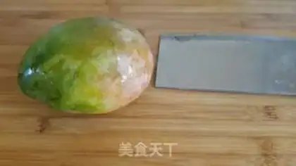 Make Ice mango sweet soup step 0
