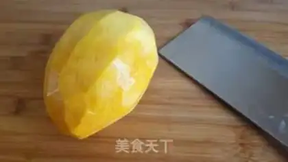 Make Ice mango sweet soup step 1