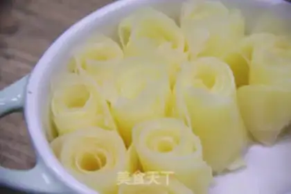 Make Potato roses step 5