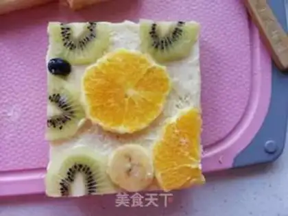 Make Fruit sandwich step 10