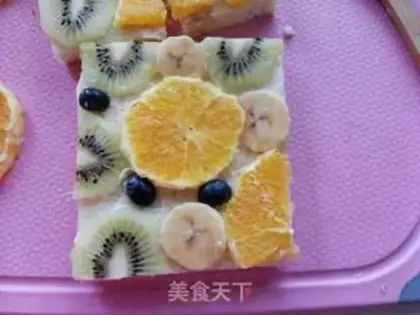 Make Fruit sandwich step 11