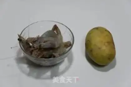 Make Pepper salt potato shrimp step 0