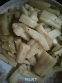 Make Garlic fried eggplant step 3