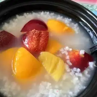Make Fruit ice congee step 11