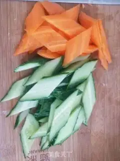 Make cucumber elbow step 1