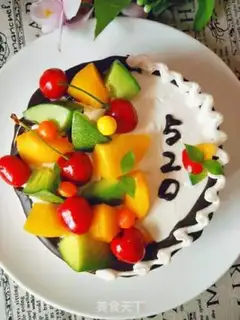Make Fruit cream cake step 7