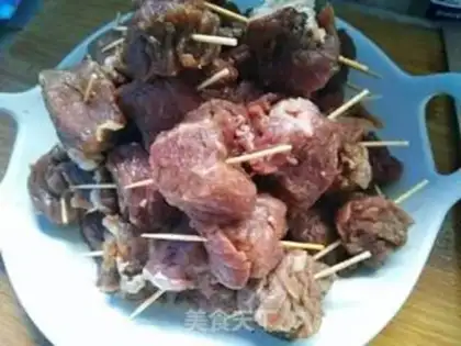 Make Toothpick beef step 2