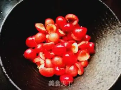 Make Cherry sugar step 1