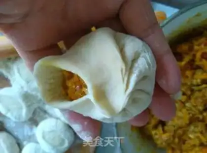 Make Beef pumpkin buns step 9