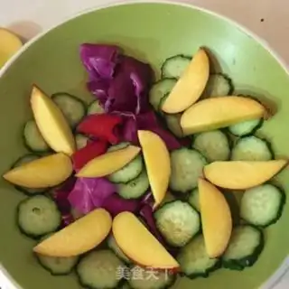Make Chicken vegetable fruit salad step 2