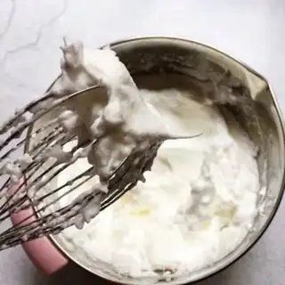 Make Milk and black rice cake step 6