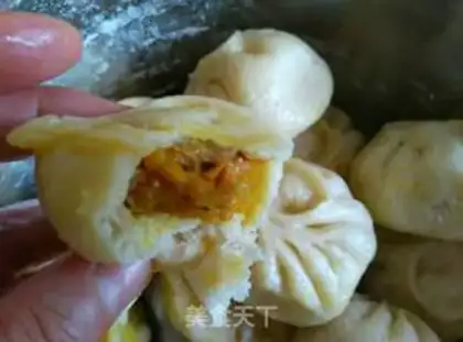 Make Beef pumpkin buns step 13
