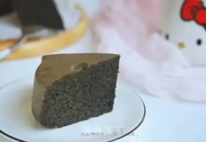 Make Milk and black rice cake step 13